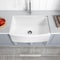 Anzzi Mesa Matte White Farmhouse Solid Surface 33" Kitchen Sink K-AZ272-A1 - alternate 6